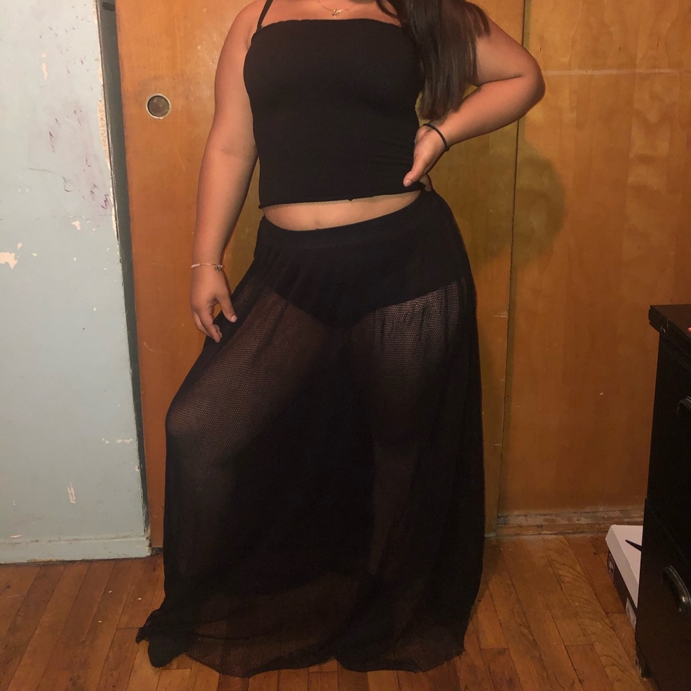 Nasty Gal Mesh Skirt